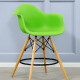 Барный стул Тауер Вуд Eames высокий зеленый