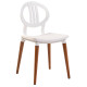 Стілець Турин пластиковий білий