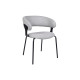 Стілець M-239 попільний + чорний
