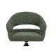 Стілець поворотний R-180 зелений мох + чорний