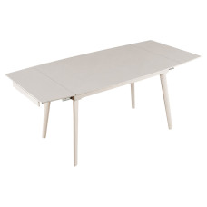 Стіл LORIAN CERAMIC 120(180)*80 білий/кашемір