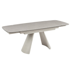 Стіл BROOKLYN CERAMIC 140(200)*80 сірий мат/кашемір