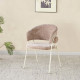 Стілець KAY кашемір каркас/темний беж