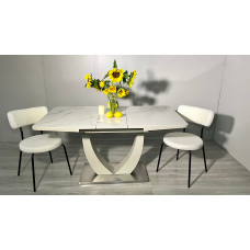 Стіл Concord Beige Gloss ceramic Sainajin T-904