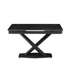 Стіл Sunrise Lauren black матова кераміка Mini DT-2305S