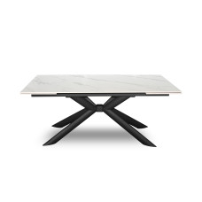 Стіл Vitoria Snow Mountain Stone White глянцева кераміка T7094C-1826