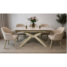 Стіл Vitoria Matt ceramic Liujin Beige T7094C-1826