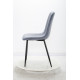 Стілець Bari X-3576 Grey з тканини Velvet