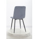 Стілець Bari X-3576 Grey з тканини Velvet