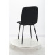 Стілець Bari X-3576 Black з тканини Velvet