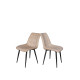 Стілець Bronx Beige KC-226 з велюровою оббивкою