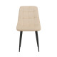 Стілець Bronx Beige KC-226 з велюровою оббивкою