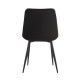Стілець Bronx Black KC-226 з велюровою оббивкою