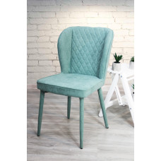 Стілець Charley Light Green MC-175 з м’яким сидінням та металевими ніжками