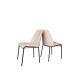 Стілець Liberty Light Pink KC-203 з велюровим сидінням