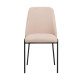 Стілець Liberty Light Pink KC-203 з велюровим сидінням